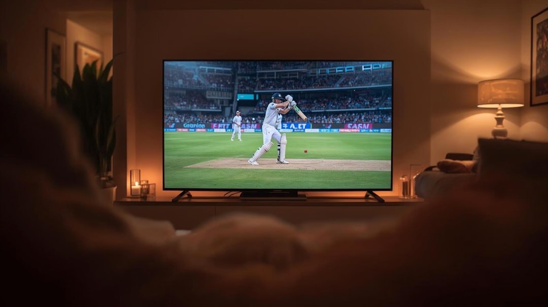 cozy evening with tv